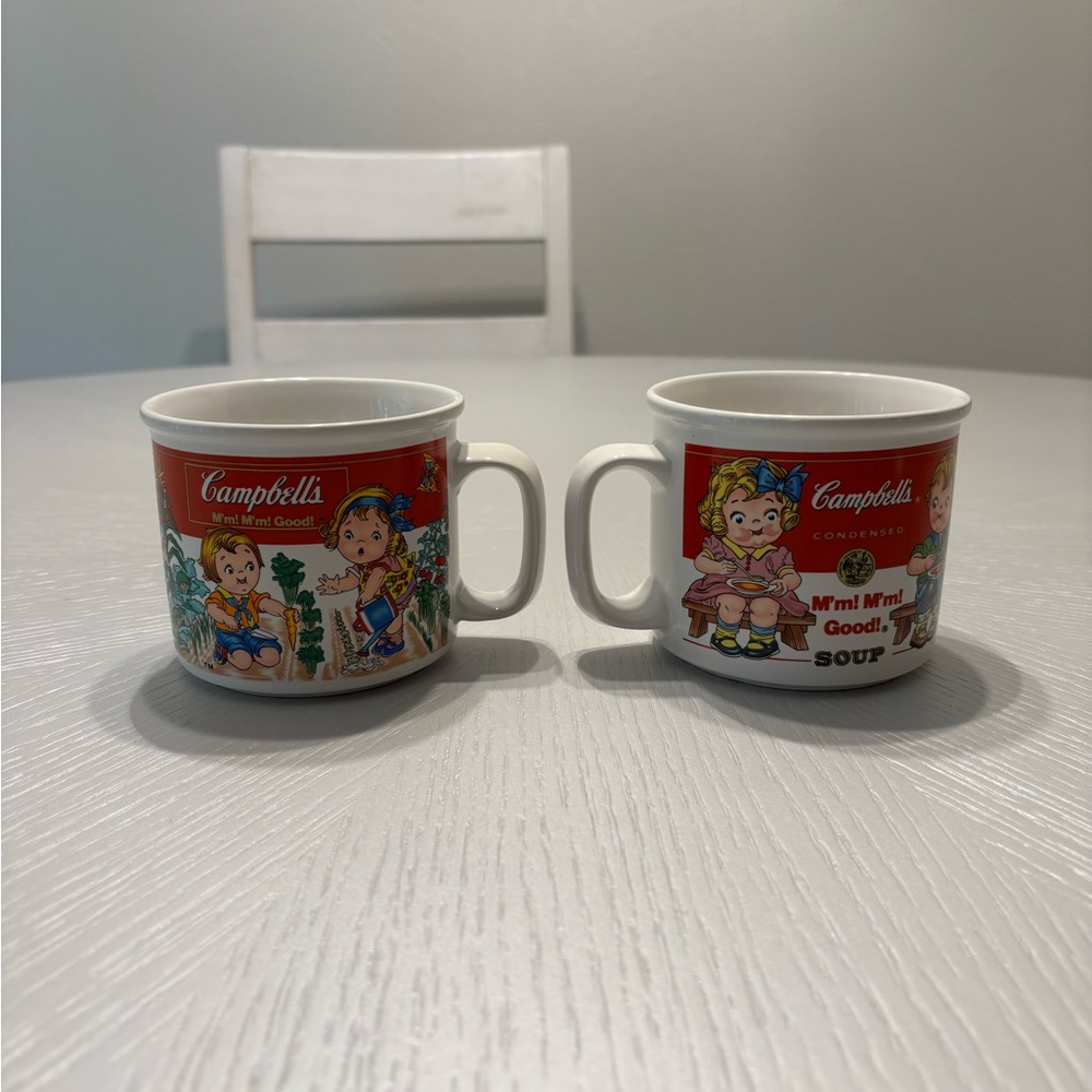 Campbell’s Kids M’m! M’m! Good! Vegetable Garden Soup Mugs Set of 2 Westwood